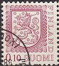 Finland 1978 Escudo Armas 0,10 MK Rojo Scott 555. Finlandia 555. Subida por susofe